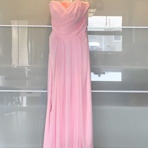 Blush, Strapless Bridesmaid dress